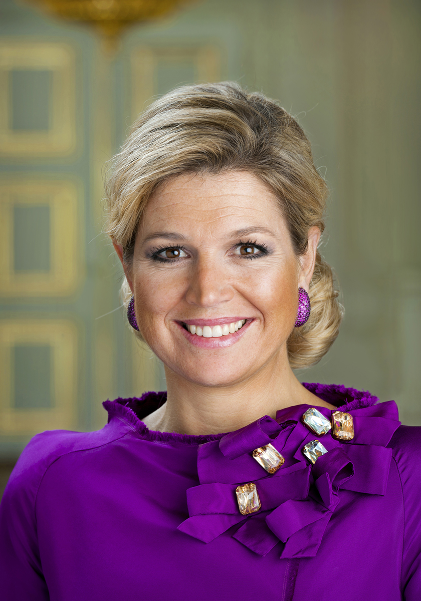 DEN HAAG - Portret Prinses Máxima in Paleis Noordeinde in Den Haag