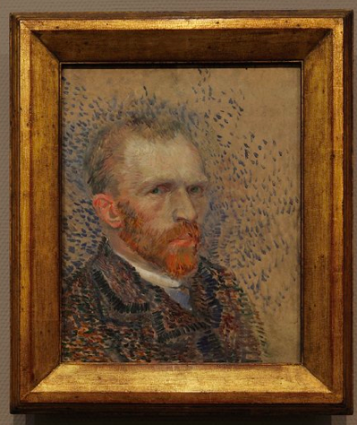 1887年作の肖像画。アムステルダムのファン・ゴッホ美術館所蔵